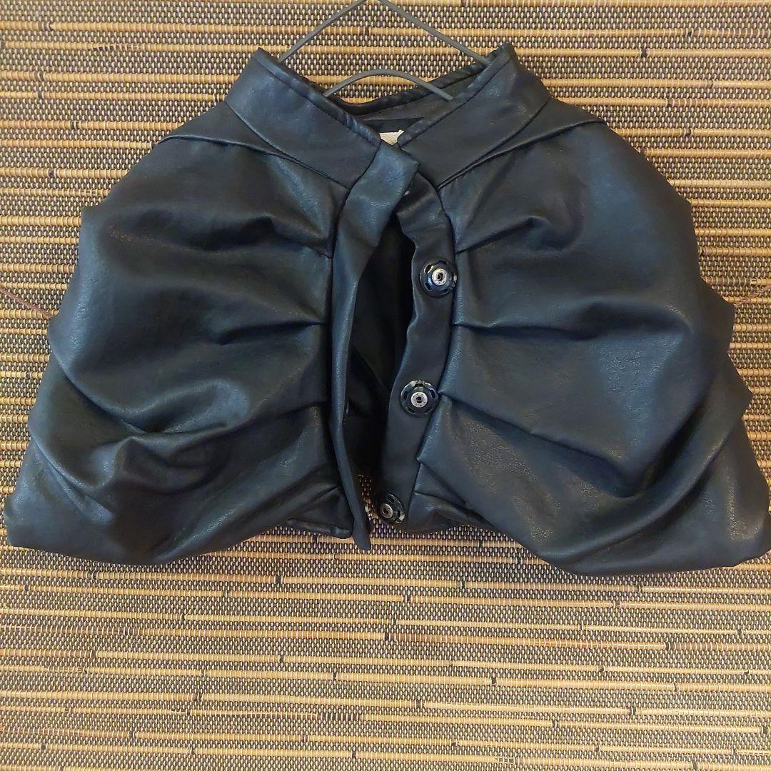 Ross⭐リアルレザー⭐アルパカ⭐黒⭐個性的スナップボタン⭐イタリア製