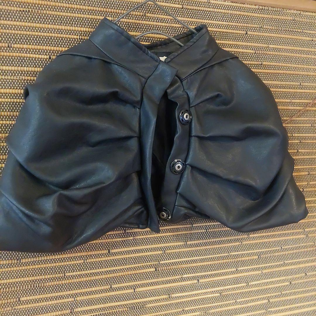 Ross⭐リアルレザー⭐アルパカ⭐黒⭐個性的スナップボタン⭐イタリア製