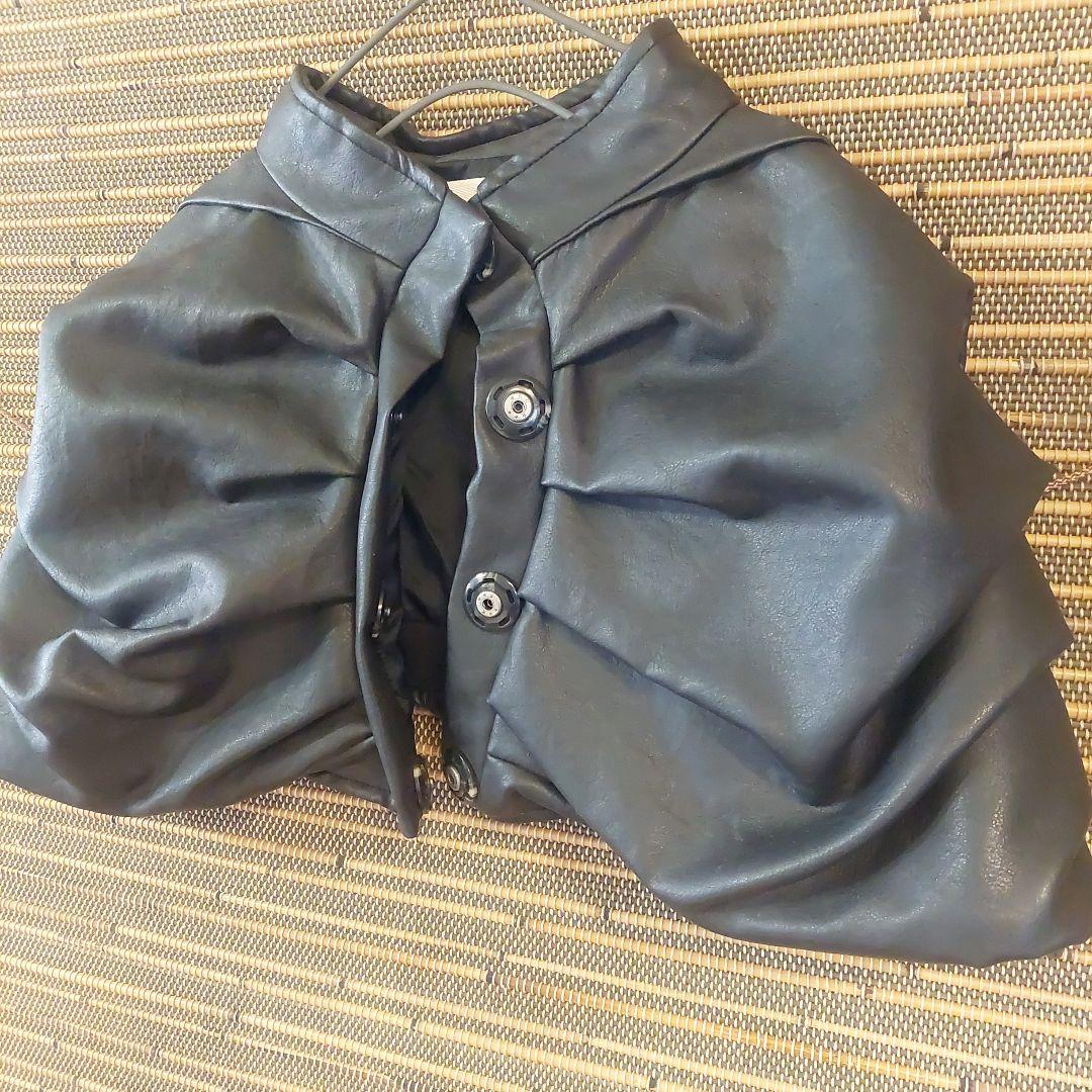 Ross⭐リアルレザー⭐アルパカ⭐黒⭐個性的スナップボタン⭐イタリア製