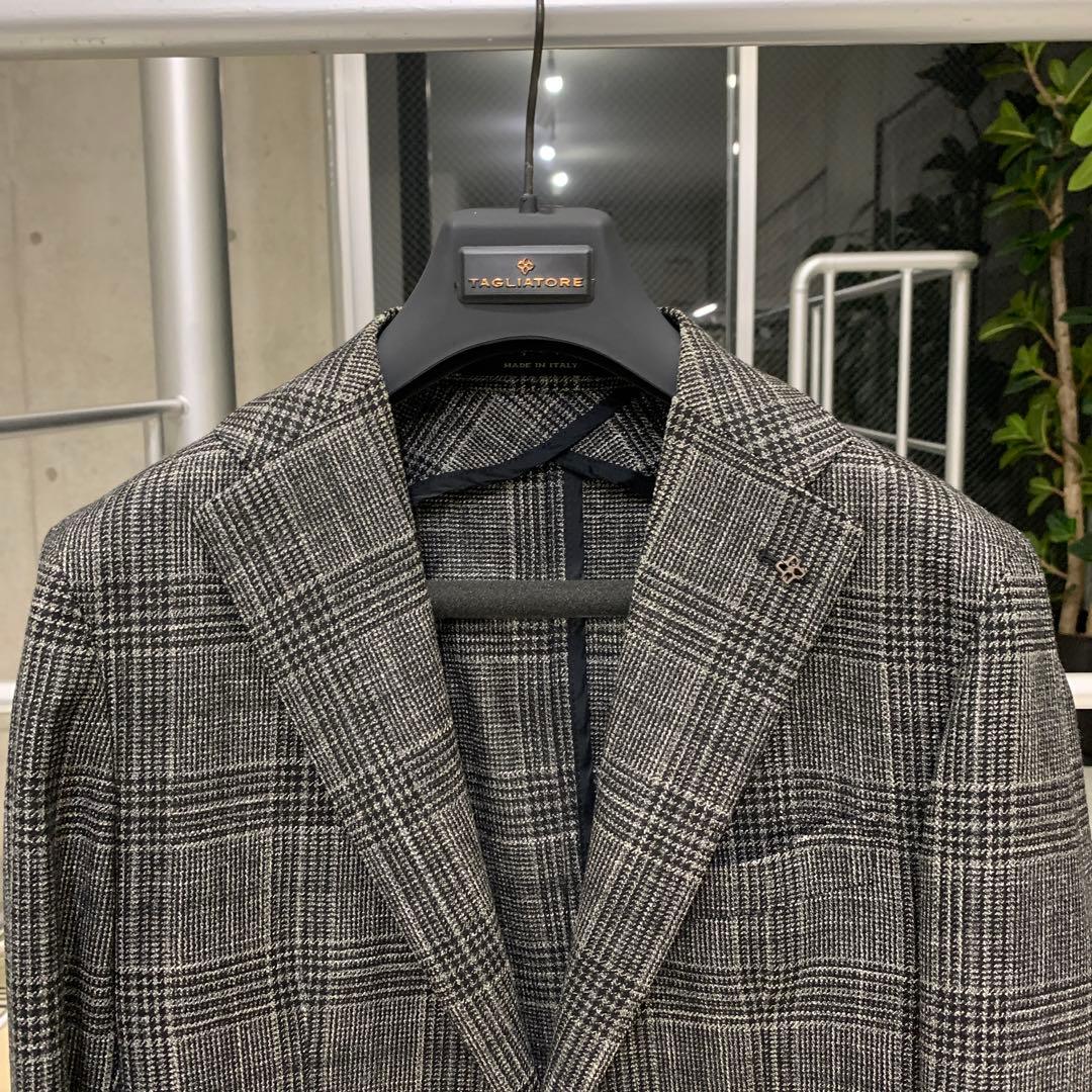 23日以降発送TAGLIATORE　ジャケット　グレンチェック　46