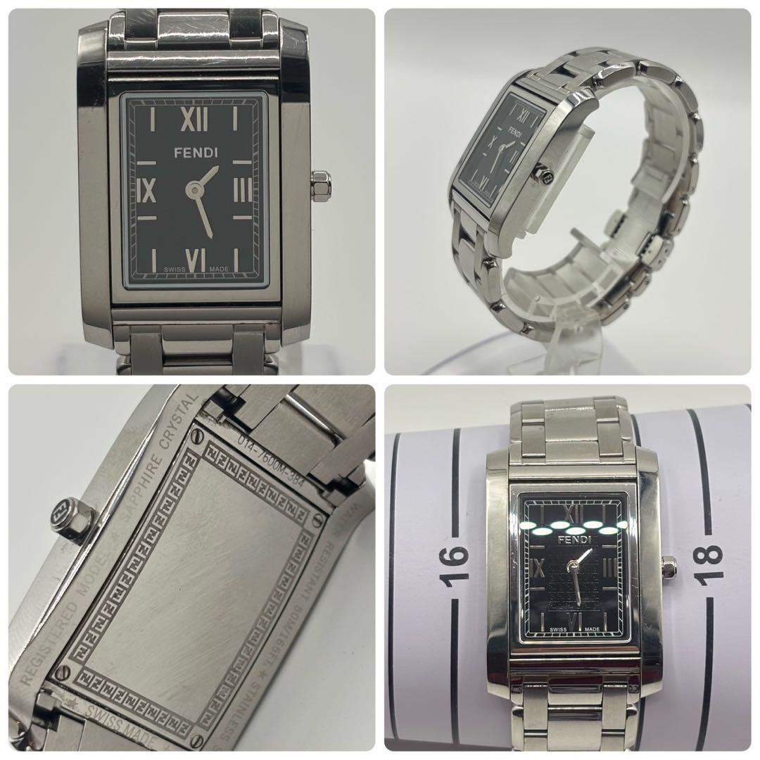 【美品 電池交換済み】FENDI フェンディ7600M レディース　クォーツ式