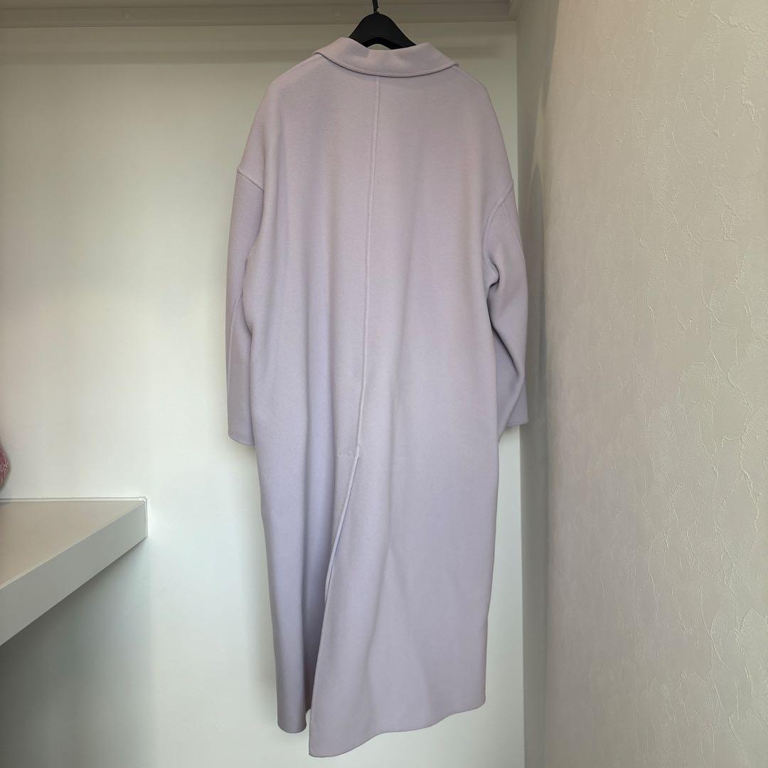 値下げ新品未使用アンタイトル　レディースロングコートチェスターコート44(3L)