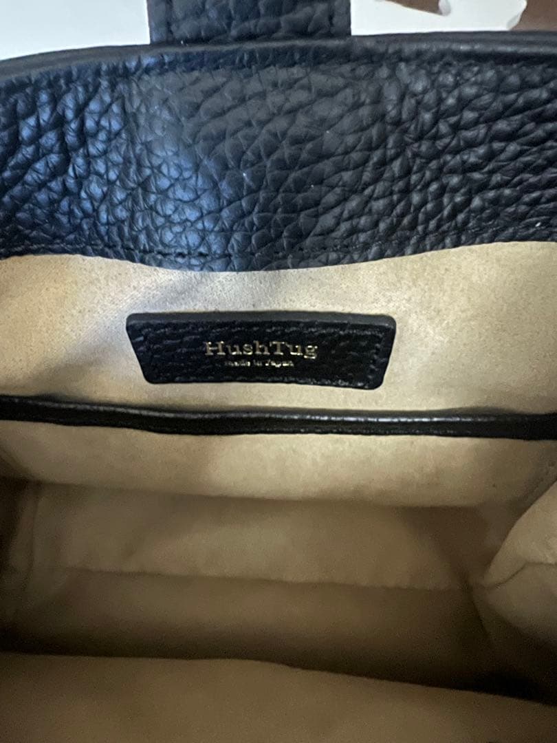 Hushtug巾着レザーバッグ