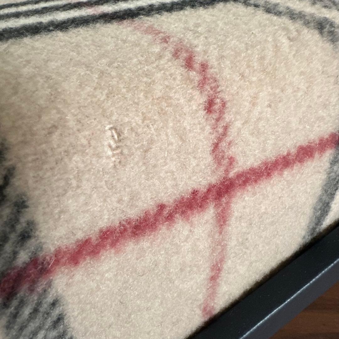 未使用 BURBERRY ウール毛布 ノバチェック バーバリー