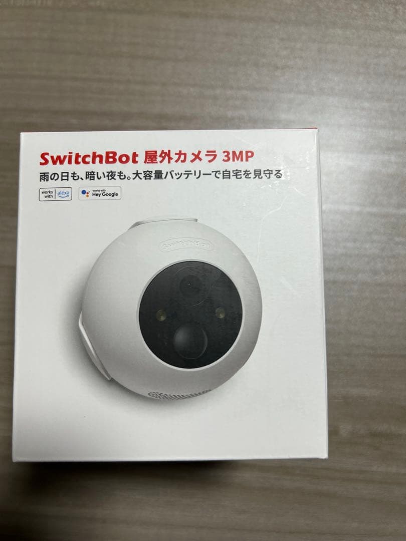 【新品】SwitchBot 屋外カメラ 3MP 防犯カメラ 高画質