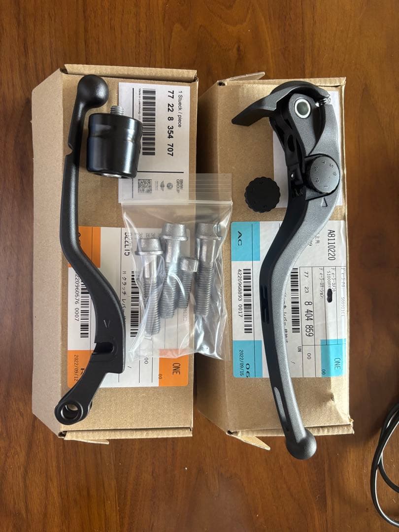 新品•未使用　ブレーキレバー•クラッチレバー　S1000RR 純正レバー