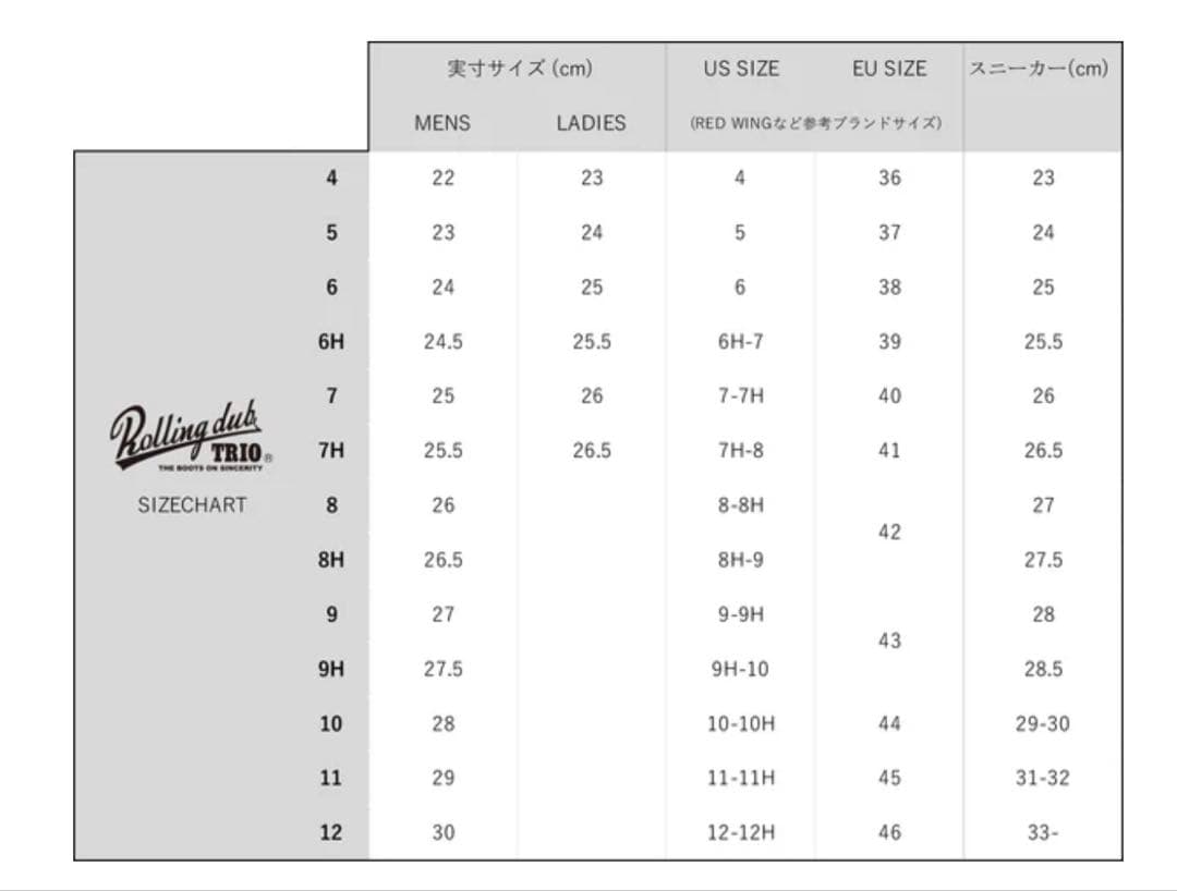Rolling dub TRIO COUPEN サイズ9(28cm)