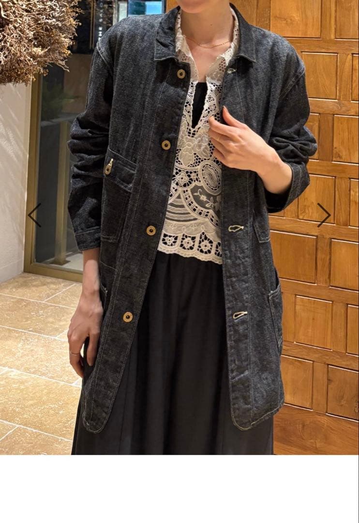 tora　新品タグ付き　カレンソロジー　カバーオールジャケット　ネイビー