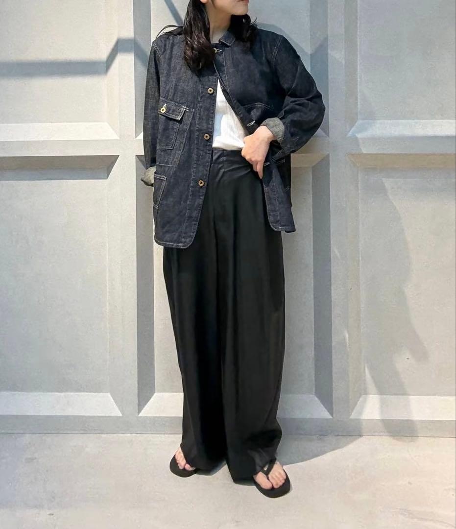 tora　新品タグ付き　カレンソロジー　カバーオールジャケット　ネイビー