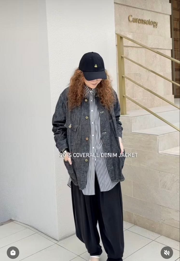 tora　新品タグ付き　カレンソロジー　カバーオールジャケット　ネイビー