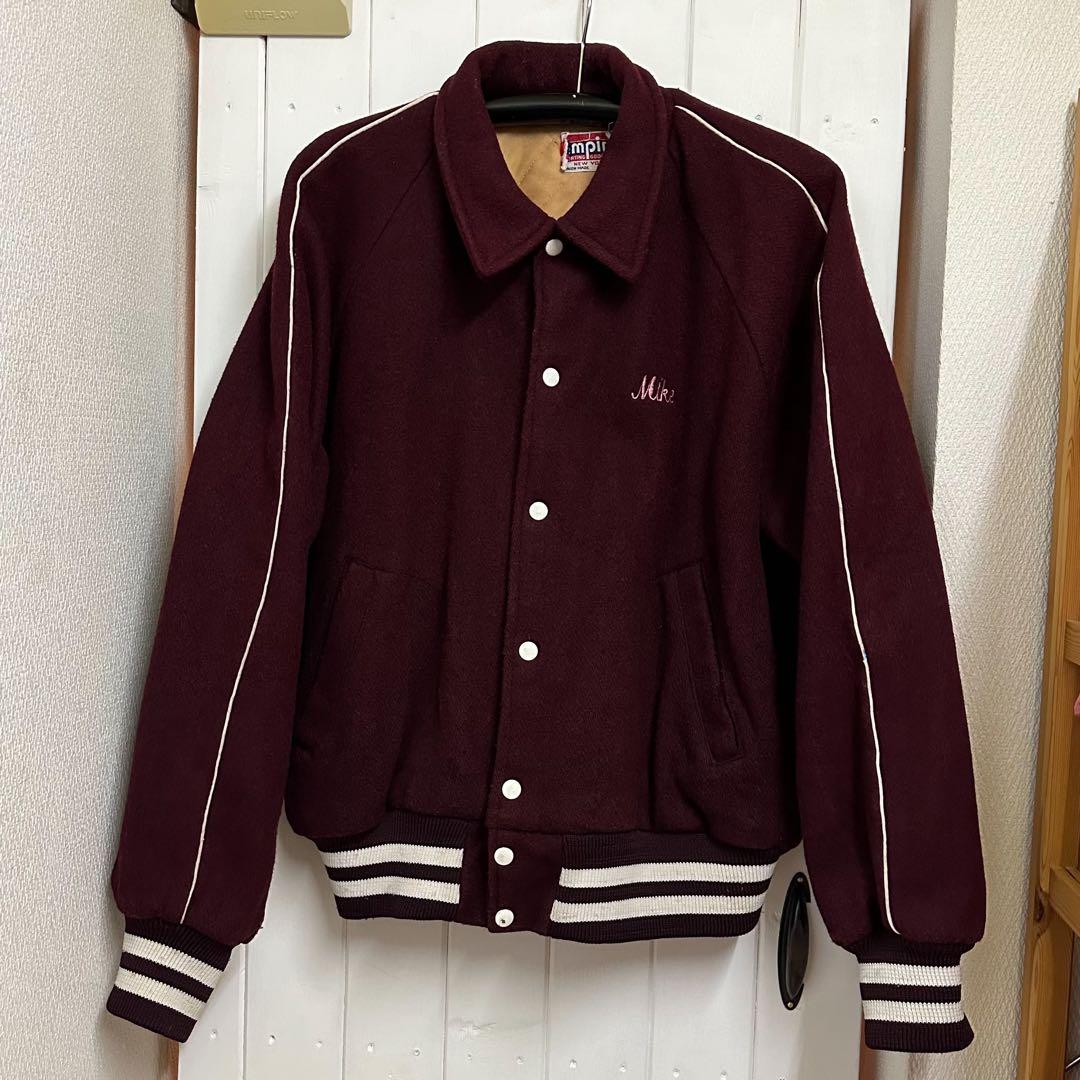 70s Empire Sporting Goods ビンテージ　ウールスタジャン