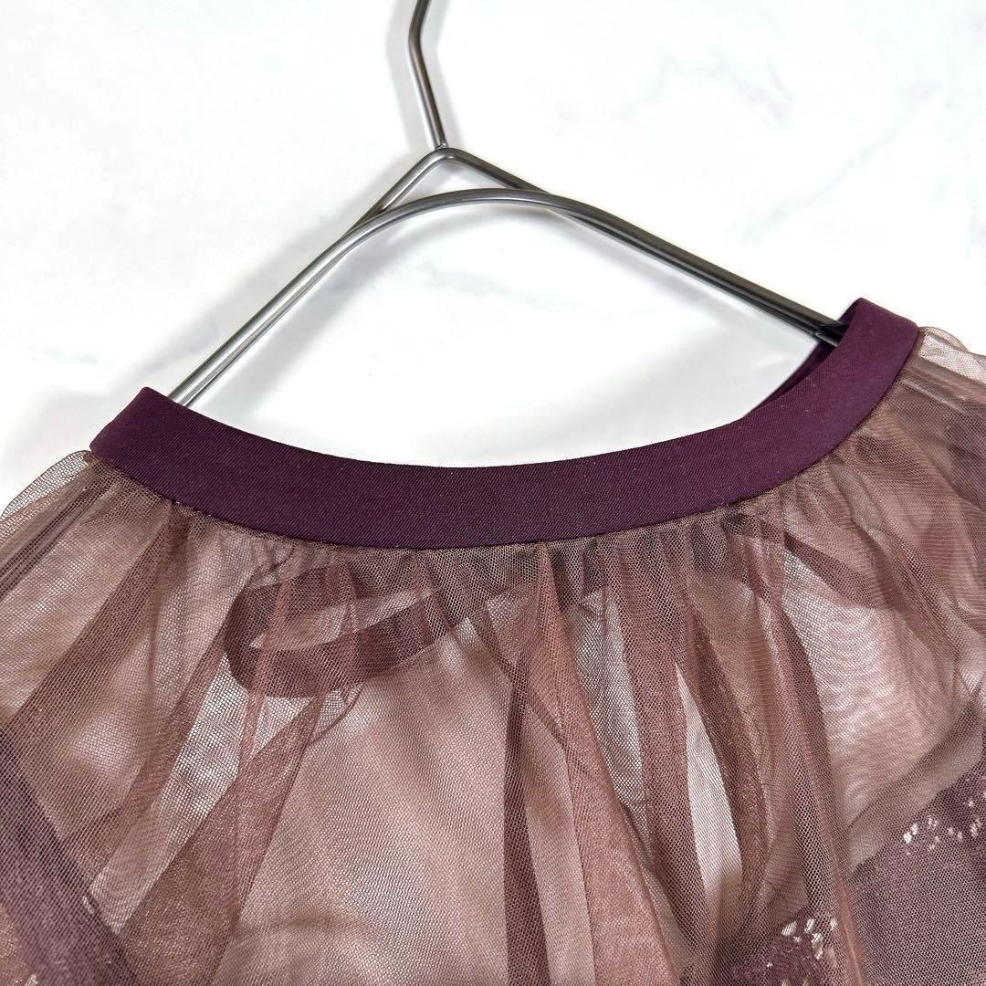 Dorry Doll　シフォンボレロセットメニーウエイドレス　ダークブラウン　M