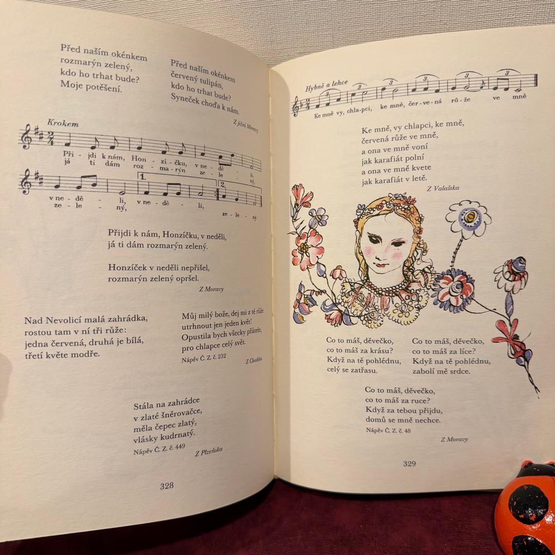 11B⑤カレル・スヴォリンスキーのチェコの四季　4冊セット　楽譜絵本　洋書古書