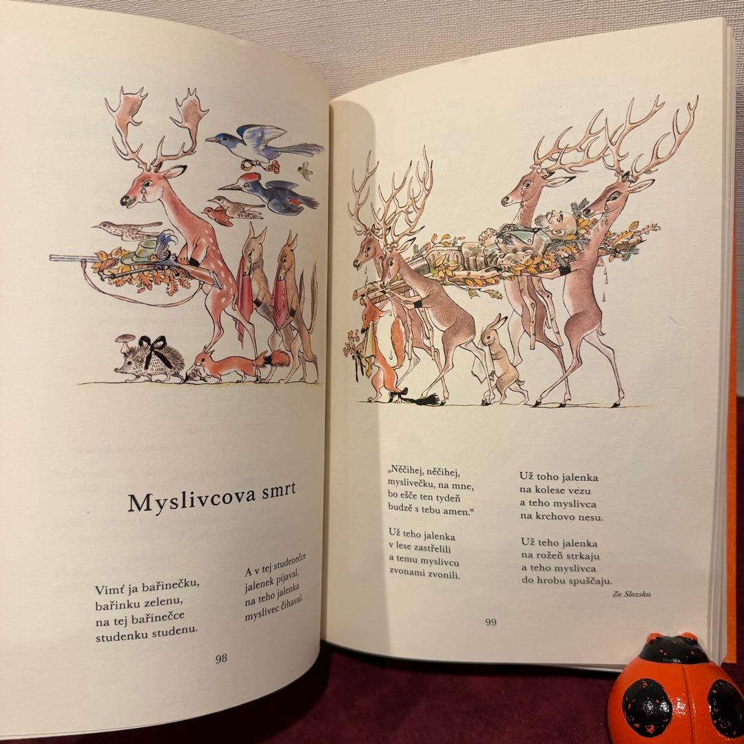 11B⑤カレル・スヴォリンスキーのチェコの四季　4冊セット　楽譜絵本　洋書古書