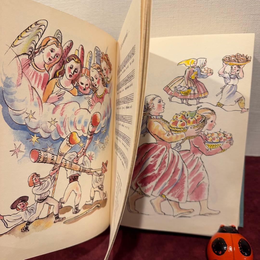 11B⑤カレル・スヴォリンスキーのチェコの四季　4冊セット　楽譜絵本　洋書古書