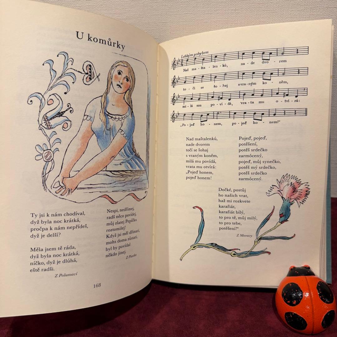 11B⑤カレル・スヴォリンスキーのチェコの四季　4冊セット　楽譜絵本　洋書古書