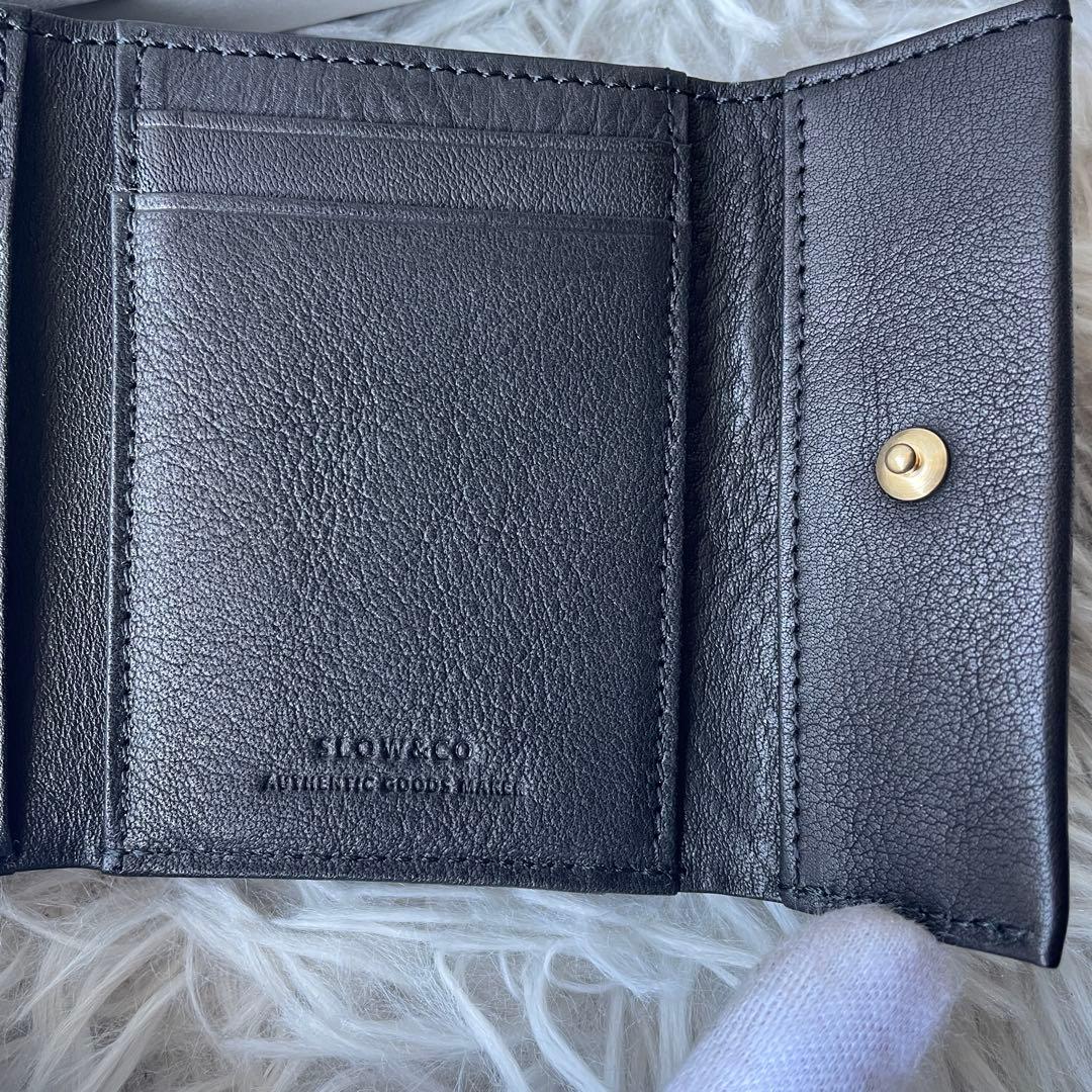 【未使用レベル】スロウ bono -clasp trifold wallet
