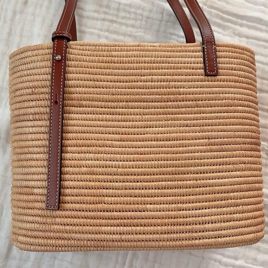 【 LOEWE・お値下げ 】カゴバッグ　スクエアバスケットバッグ