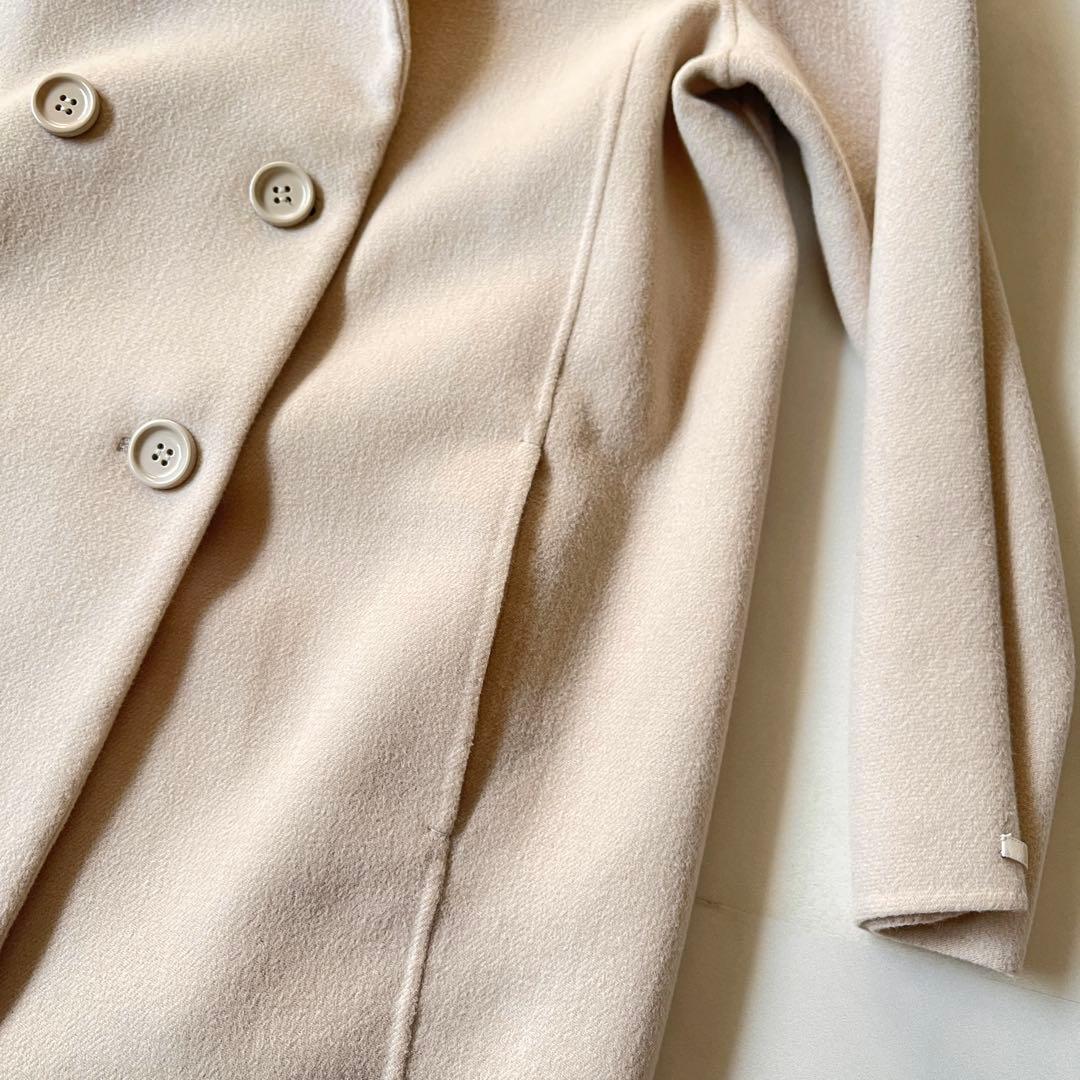 綺麗✨ マックスマーラ クチートアマーノ ロングコート ダブルフェイス アンゴラ