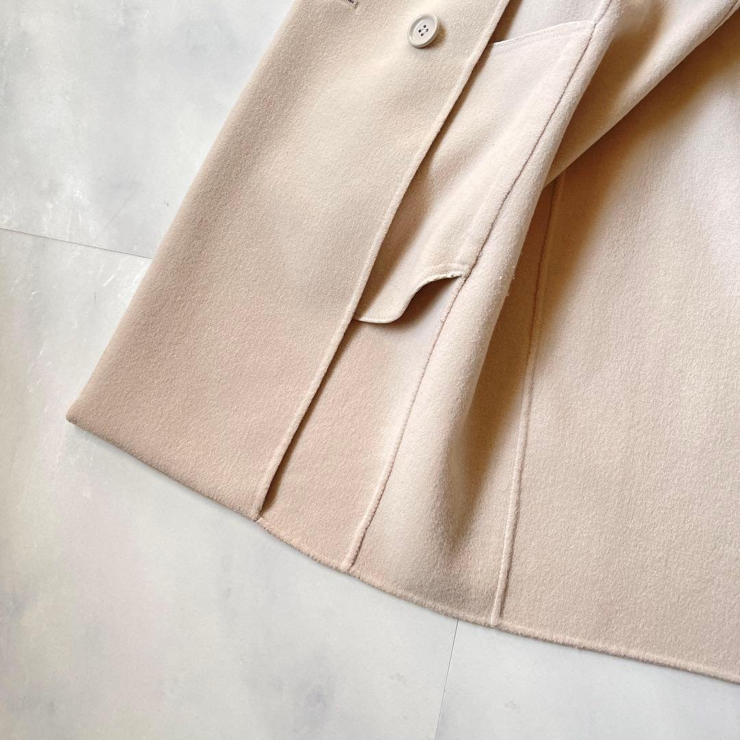 綺麗✨ マックスマーラ クチートアマーノ ロングコート ダブルフェイス アンゴラ