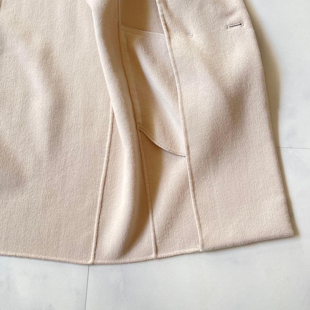 綺麗✨ マックスマーラ クチートアマーノ ロングコート ダブルフェイス アンゴラ