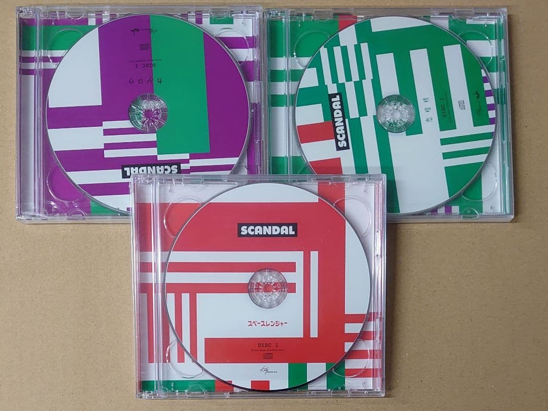 SCANDAL スペースレンジャー カゲロウ 恋模様 初期シングル 3枚セット