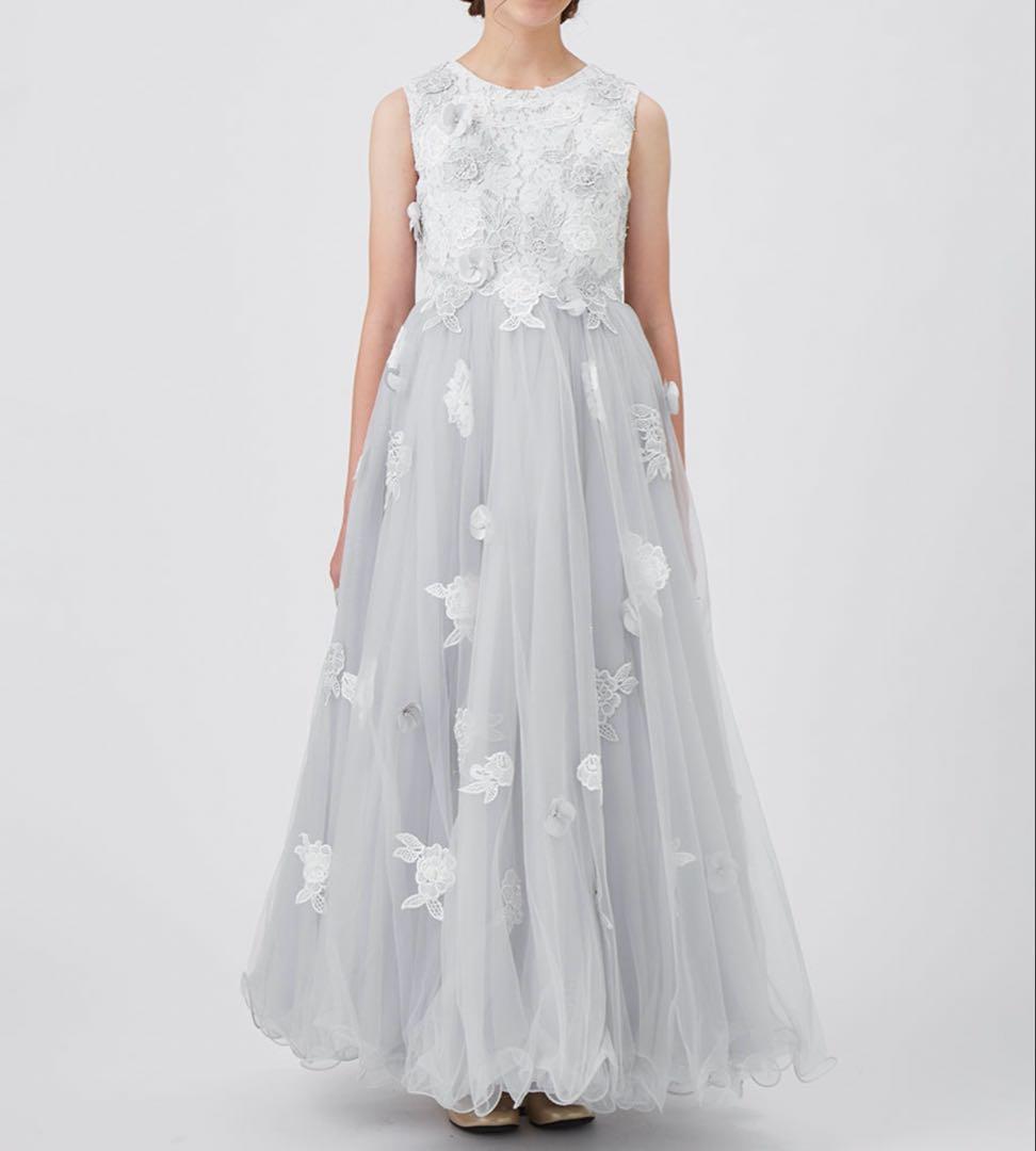 美品　TWEED DRESS ツイードドレス　演奏会ドレス　ジュニアドレス160