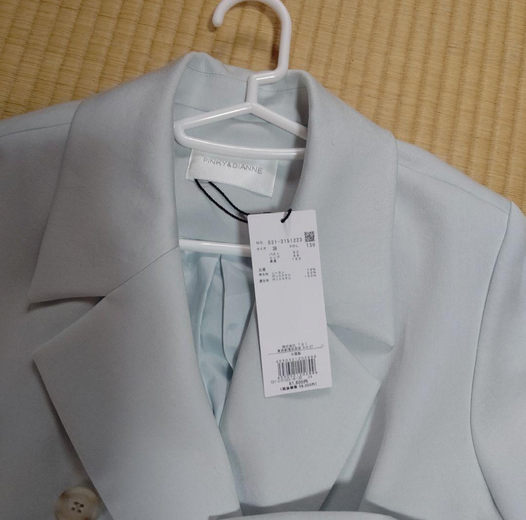 新品未使用タグ付きピンキーダイアンダブルプレストテーラーコート