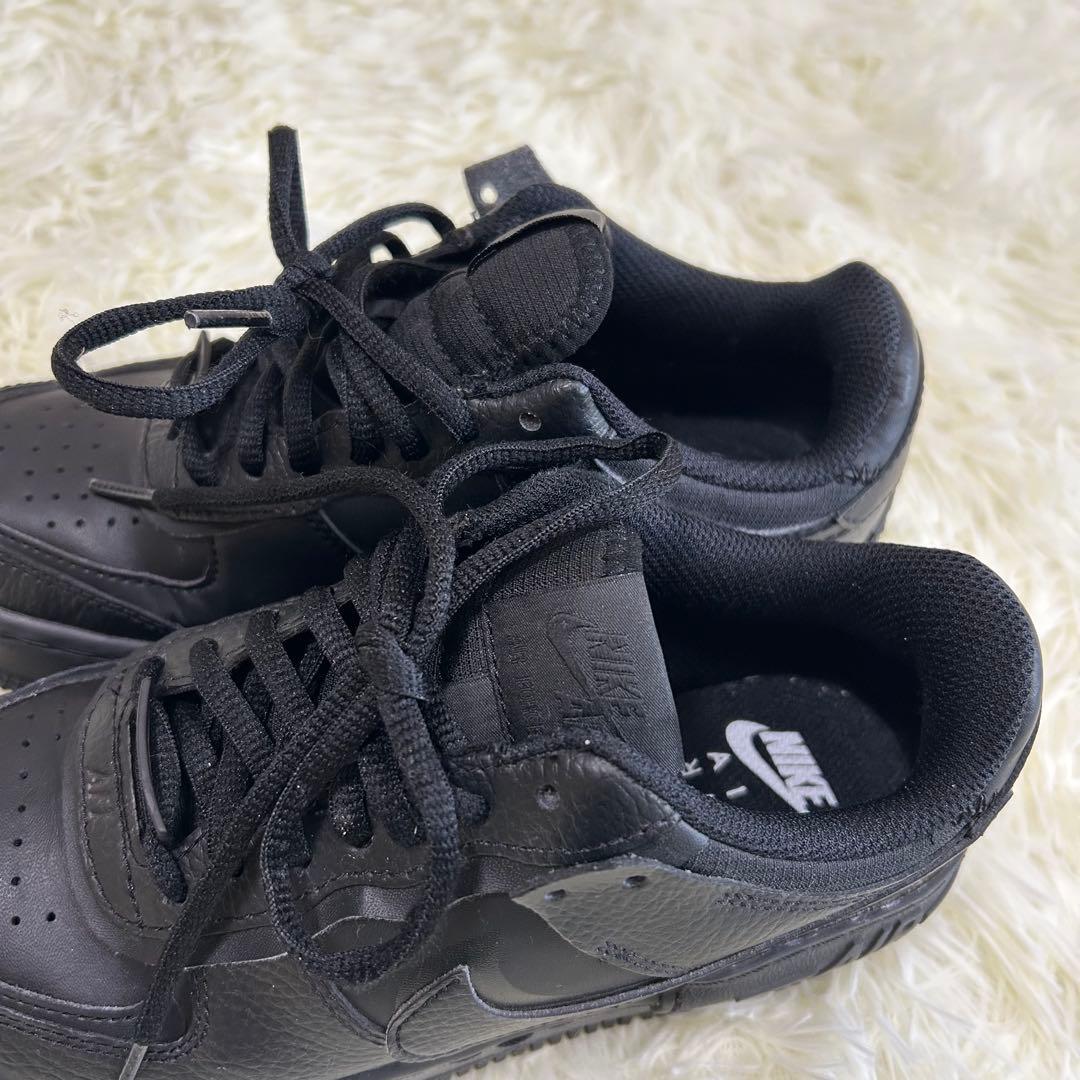 【NIKE】ナイキ エアフォース1 シャドウ 22.5cm 黒 ブラック