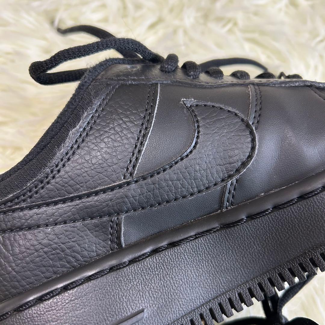 【NIKE】ナイキ エアフォース1 シャドウ 22.5cm 黒 ブラック