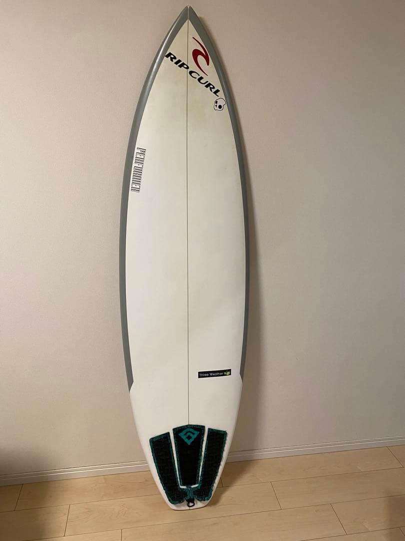 サーフボード 6'6ft スリーウェザー　フィン+リーシュ+ニットケース付き