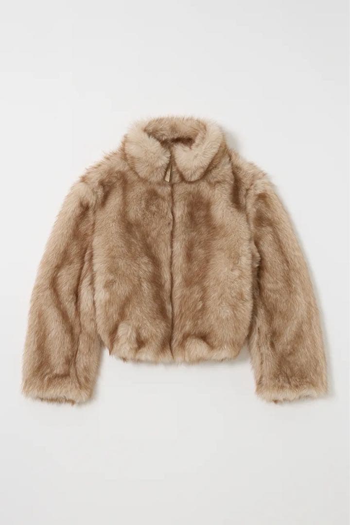 moussy マウジー　F/FUR STAND COLLAR ジャケット　ファー