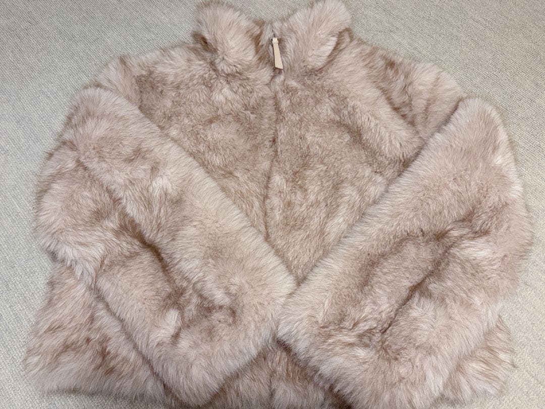 moussy マウジー　F/FUR STAND COLLAR ジャケット　ファー