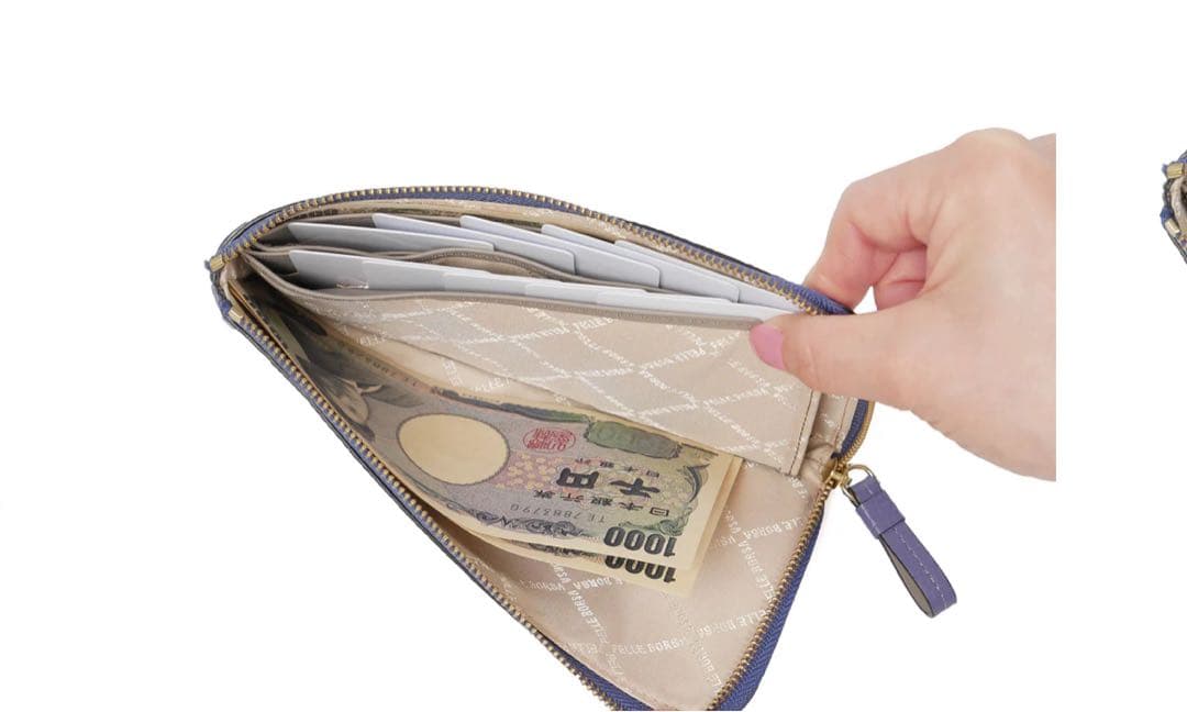 最終価格 新品未使用 L字ファスナー 長財布 Fine Goods ペレボルサ