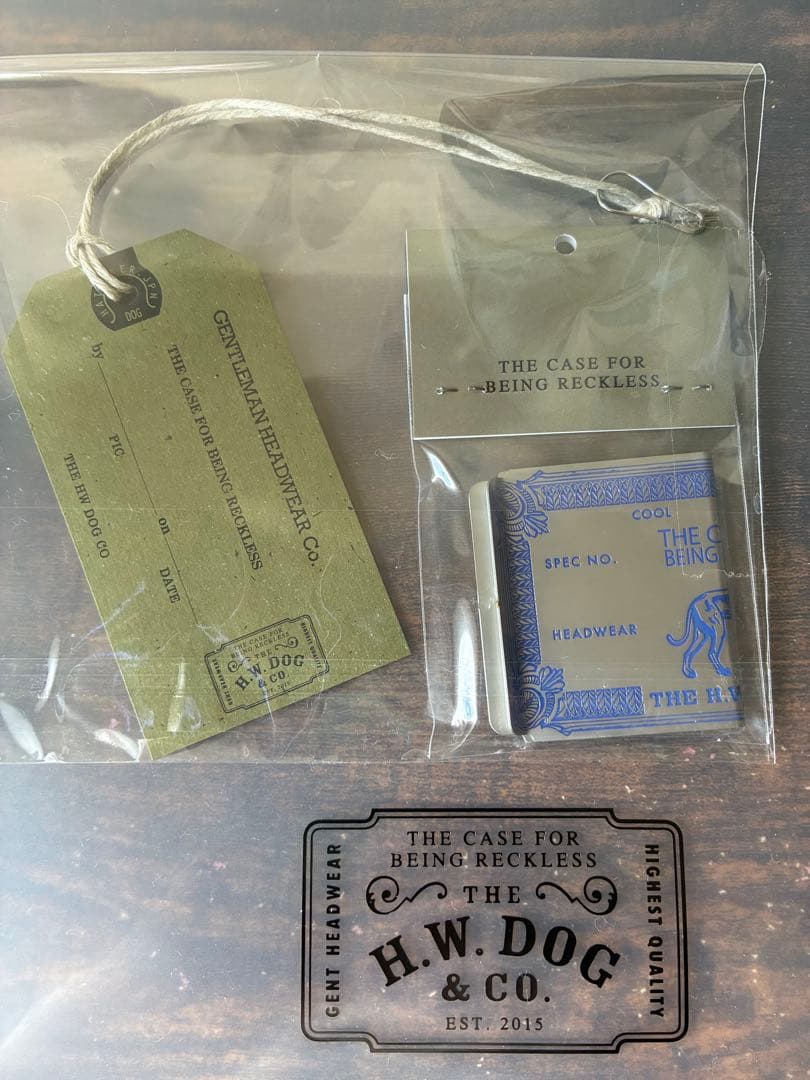 THE H.W. DOG&CO. 新品未開封 マネークリップ シルバー ブルー