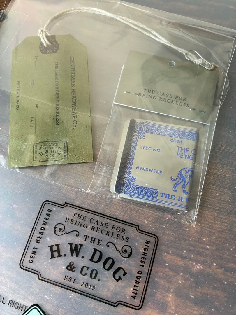 THE H.W. DOG&CO. 新品未開封 マネークリップ シルバー ブルー