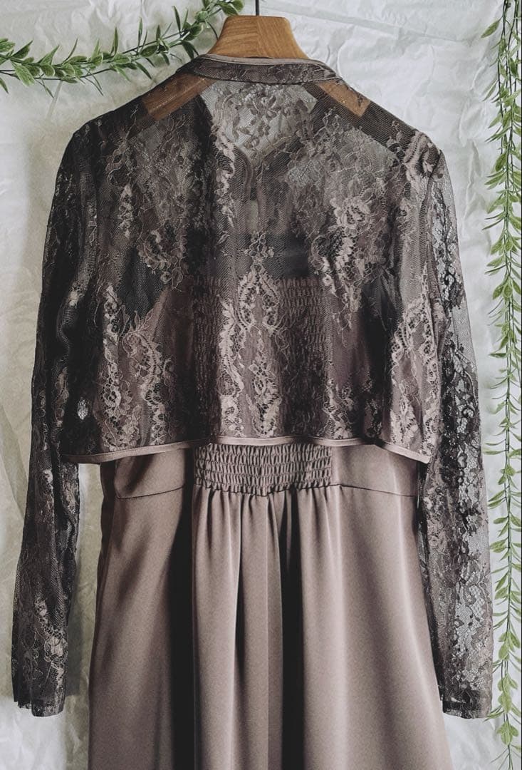 kana カナ【美品】チャイナ風3WAYタック パーティー ドレス M