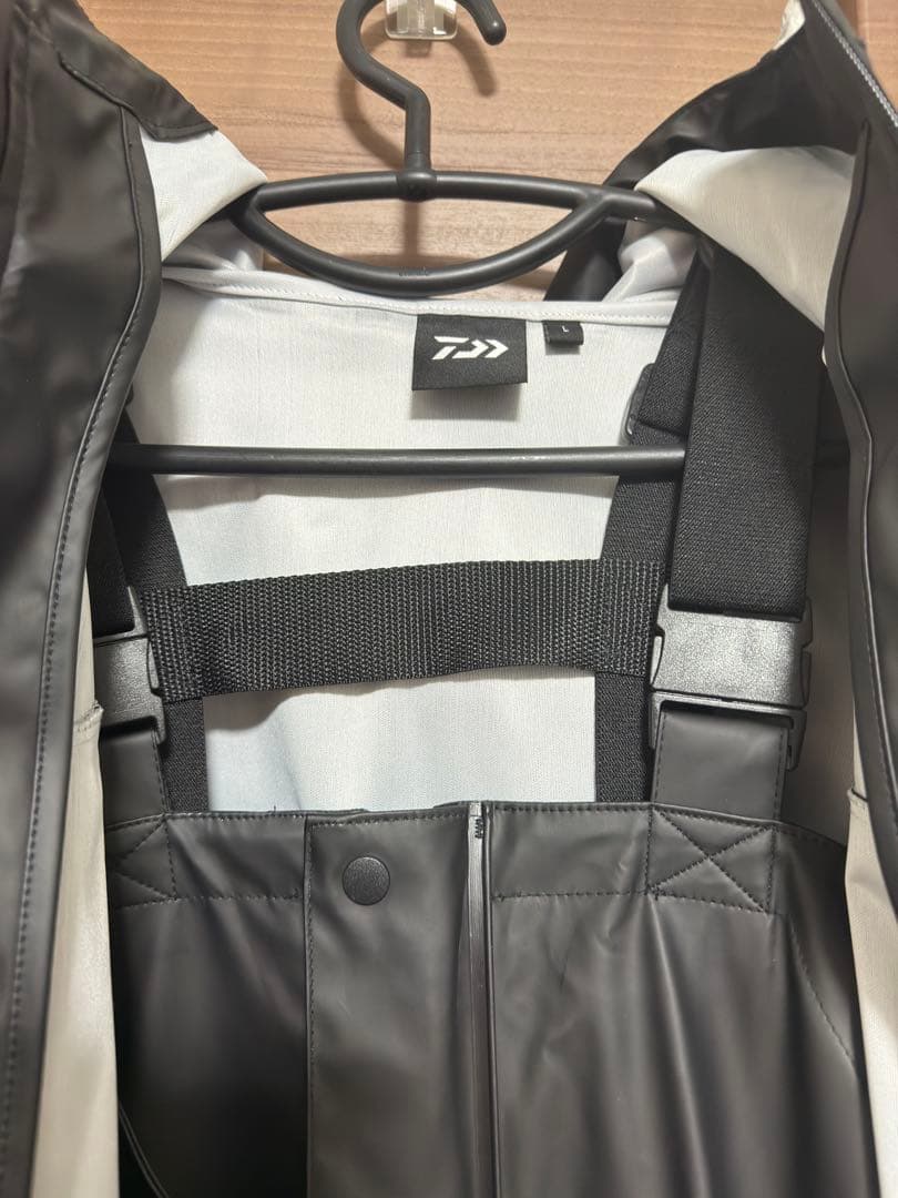 Daiwa DR-6025 ＰＵオーシャンレインスーツ　 ブラック Lサイズ