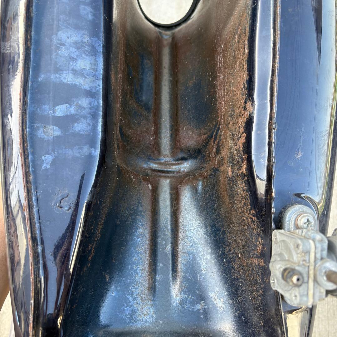 ヤマハ SR400 純正 タンク ブラック/グレー