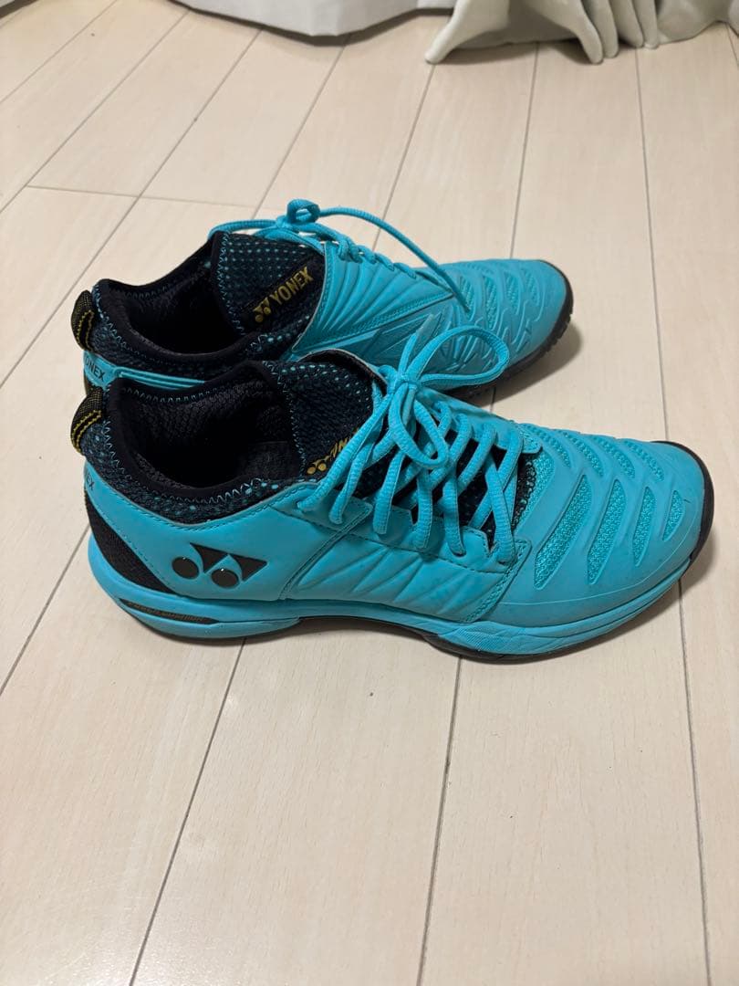 YONEX テニスシューズ　27.0 ブルー　グリーン　美品