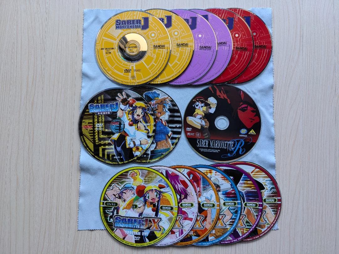 セイバーマリオネット 完全版DVD (北米版) ケース無し