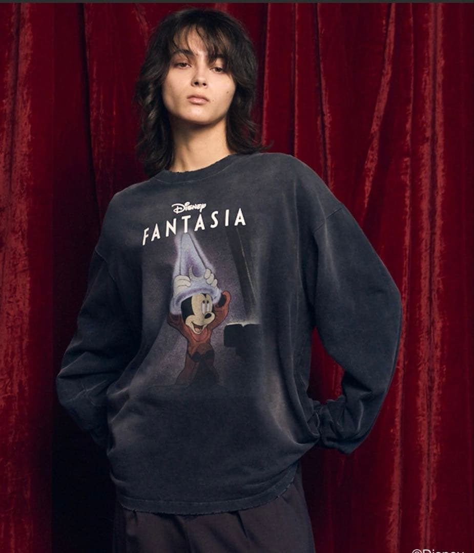 Disney FANTASIA 長袖Tシャツ 0サイズ