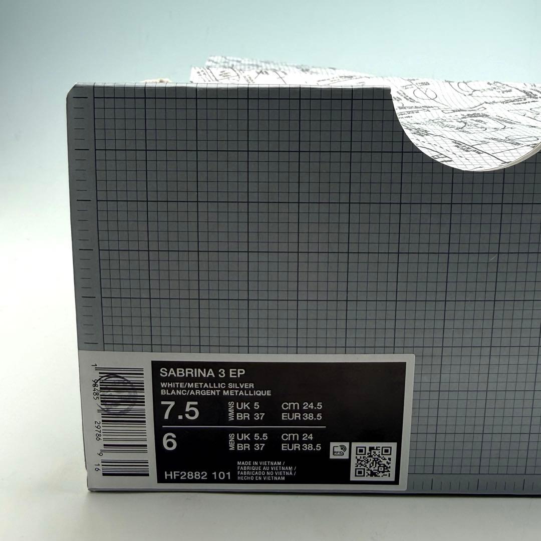 24.5cm ナイキ ウィメンズ サブリナ3 \"ホワイト/ミントフォーム\" 水色