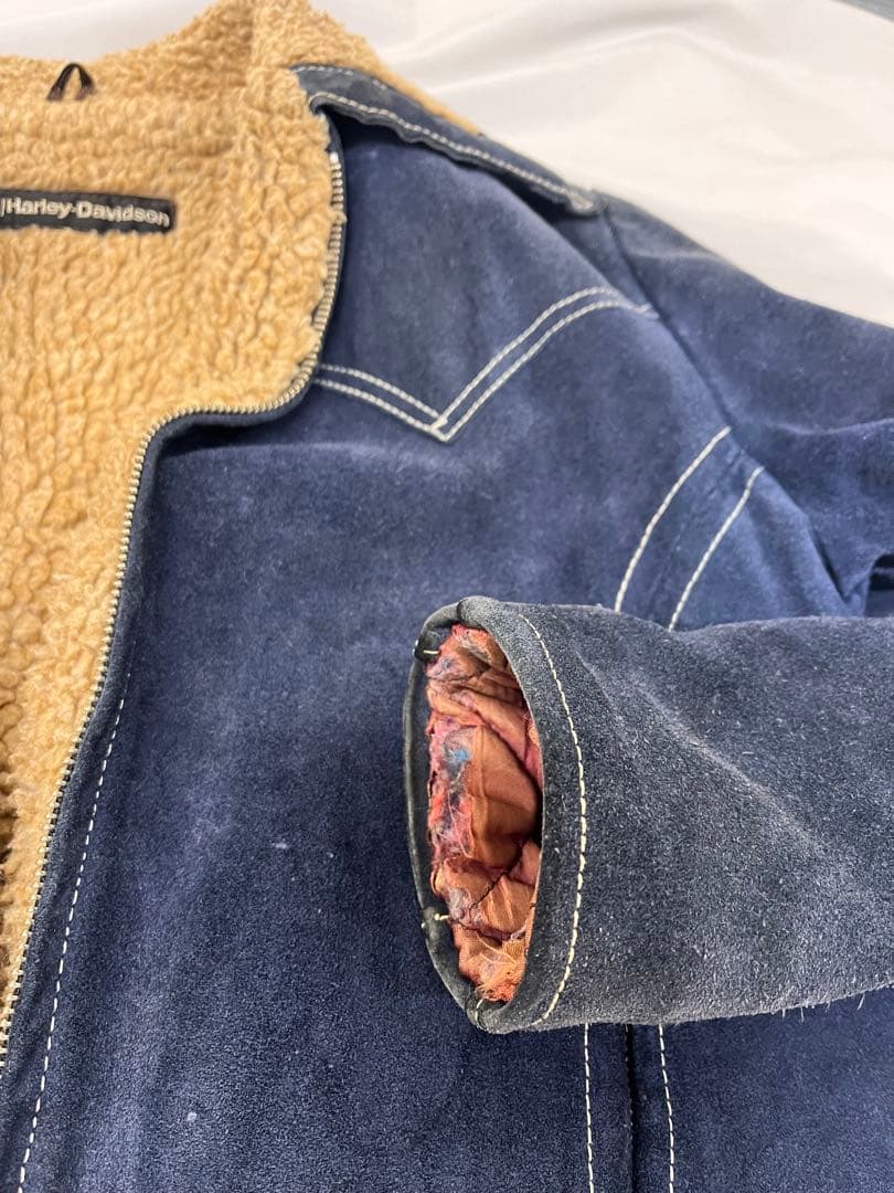 【ゴールデンサイズ】AMF ハーレーダビッドソン 70s ヴィンテージ　レザー