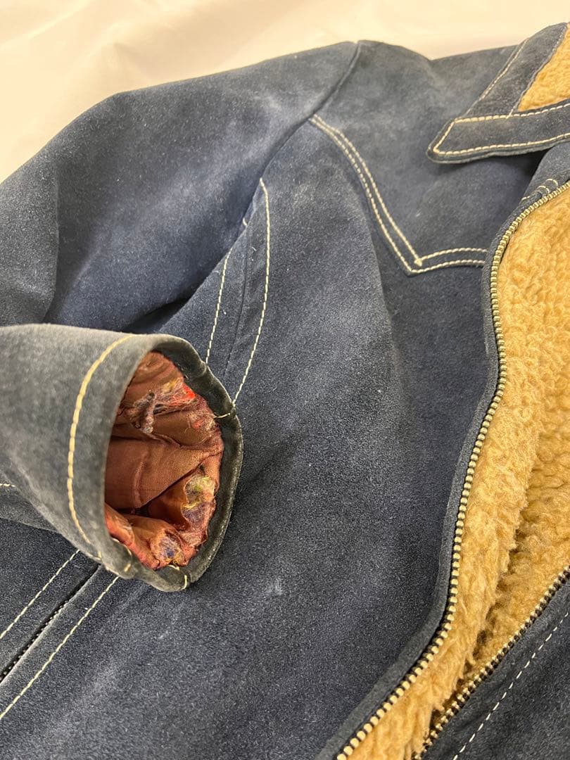 【ゴールデンサイズ】AMF ハーレーダビッドソン 70s ヴィンテージ　レザー