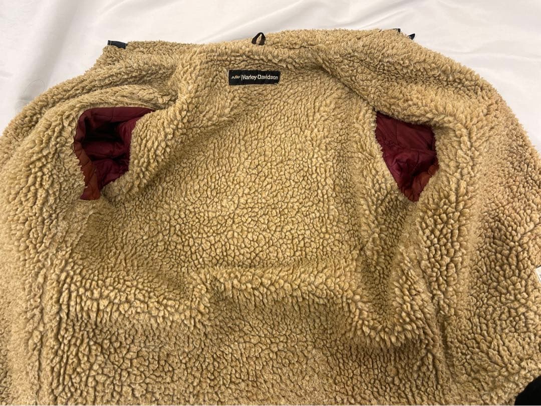 【ゴールデンサイズ】AMF ハーレーダビッドソン 70s ヴィンテージ　レザー