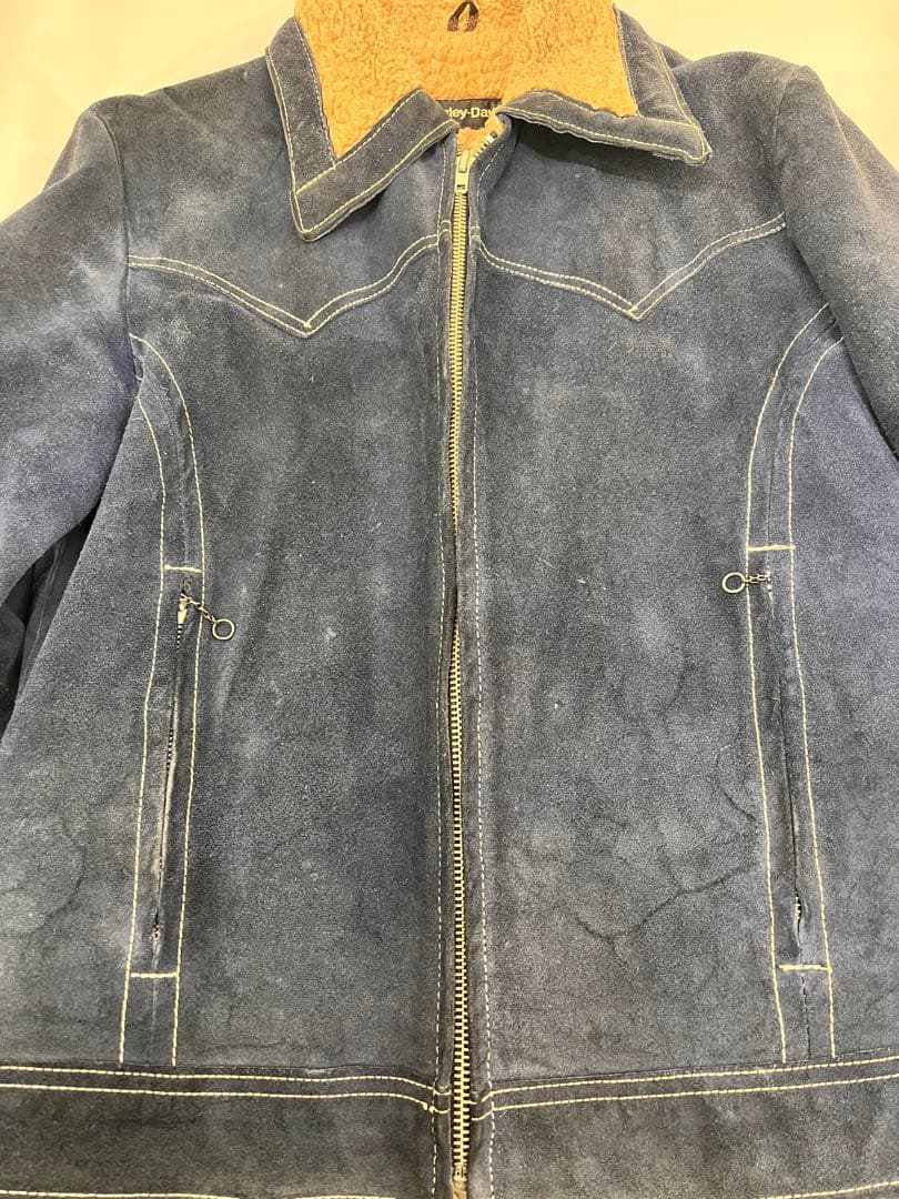 【ゴールデンサイズ】AMF ハーレーダビッドソン 70s ヴィンテージ　レザー