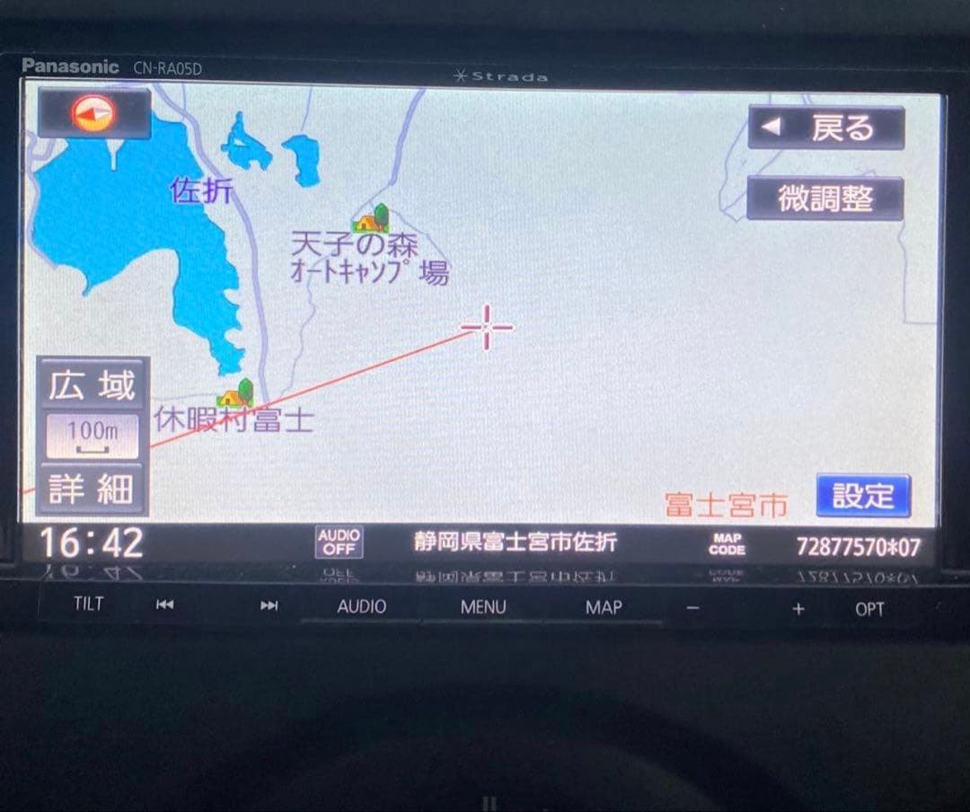 Panasonic CN-RA05DBluetoothカーナビ