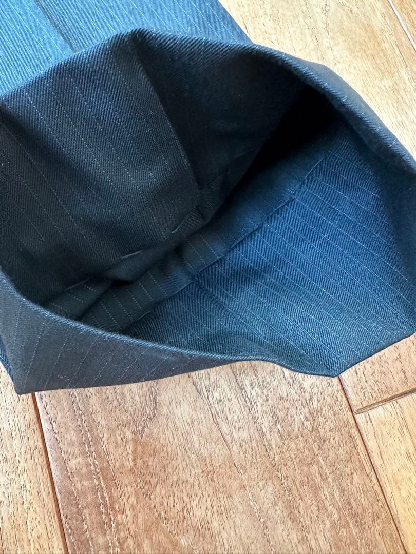 キッズスーツ フォーマル 6点セット ブラックストライプ 160 男の子