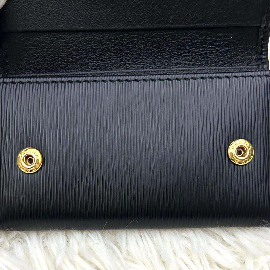 【極美品】PRADA プラダ 6連 レザーキーケース